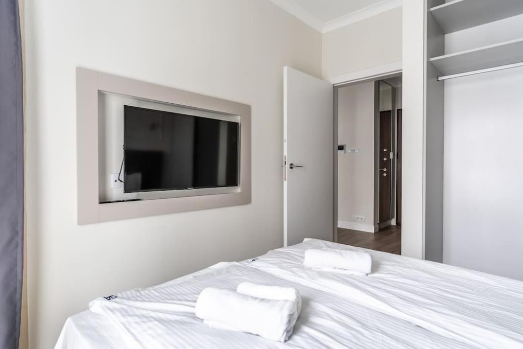 ורשה Chic & Luxury Apartment By Mennica Residence מראה חיצוני תמונה